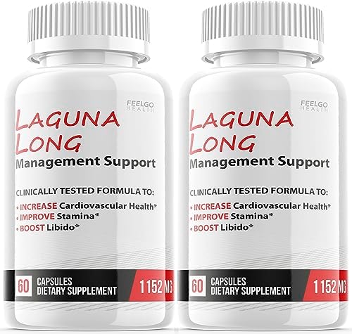 feelgo 2 Pack – Laguna Long Male Supplement, Laguna Long Pills, Laguna Long Male, Laguna Long for Men, Laguna Long Power, Sleeve, for 60 Days
