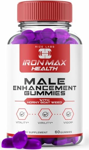 Iron Max Health Gummies, Iron Max Health Extra Strength Pills for Men, Iron Max Health Advanced Formula for Total Health, Iron Max Health Supplement Reviews (60 Gummies)