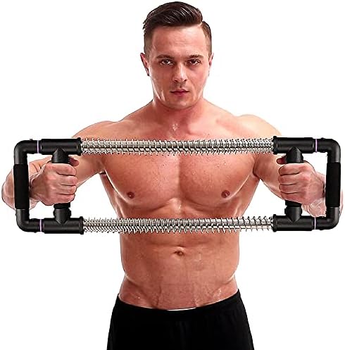 GOFITNESS Push Down Fitness Machine – Chest Expander at Home Workout Equipment, Arm Exerciser Portable Spring Resistance Exercise Gym Kit for Home, Travel or Outdoors